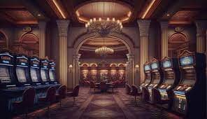 magnumbet88 live-dealer studio with baccarat table and multi-camera setup